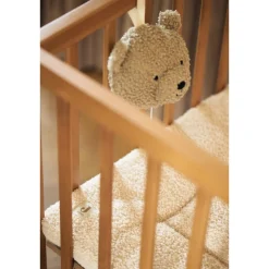 Tapis de parc 100 x 100 cm bouclette naturel