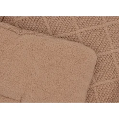 Tapis de parc 75x95 cm check knit biscuit