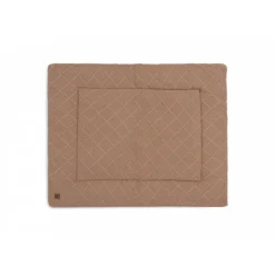 Tapis de parc 75x95 cm check knit biscuit
