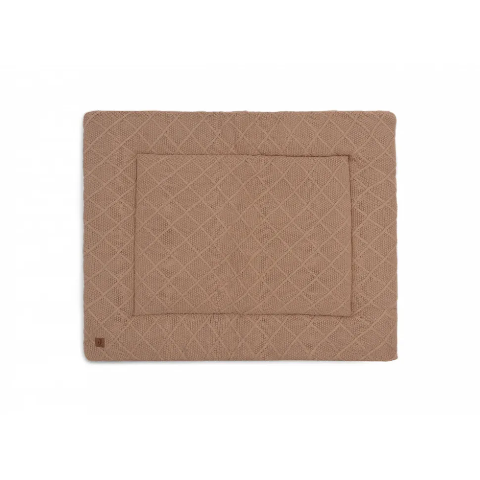 Tapis de parc 75x95 cm check knit biscuit