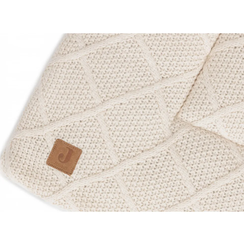 Tapis de parc 75x95 cm check knit oatmeal
