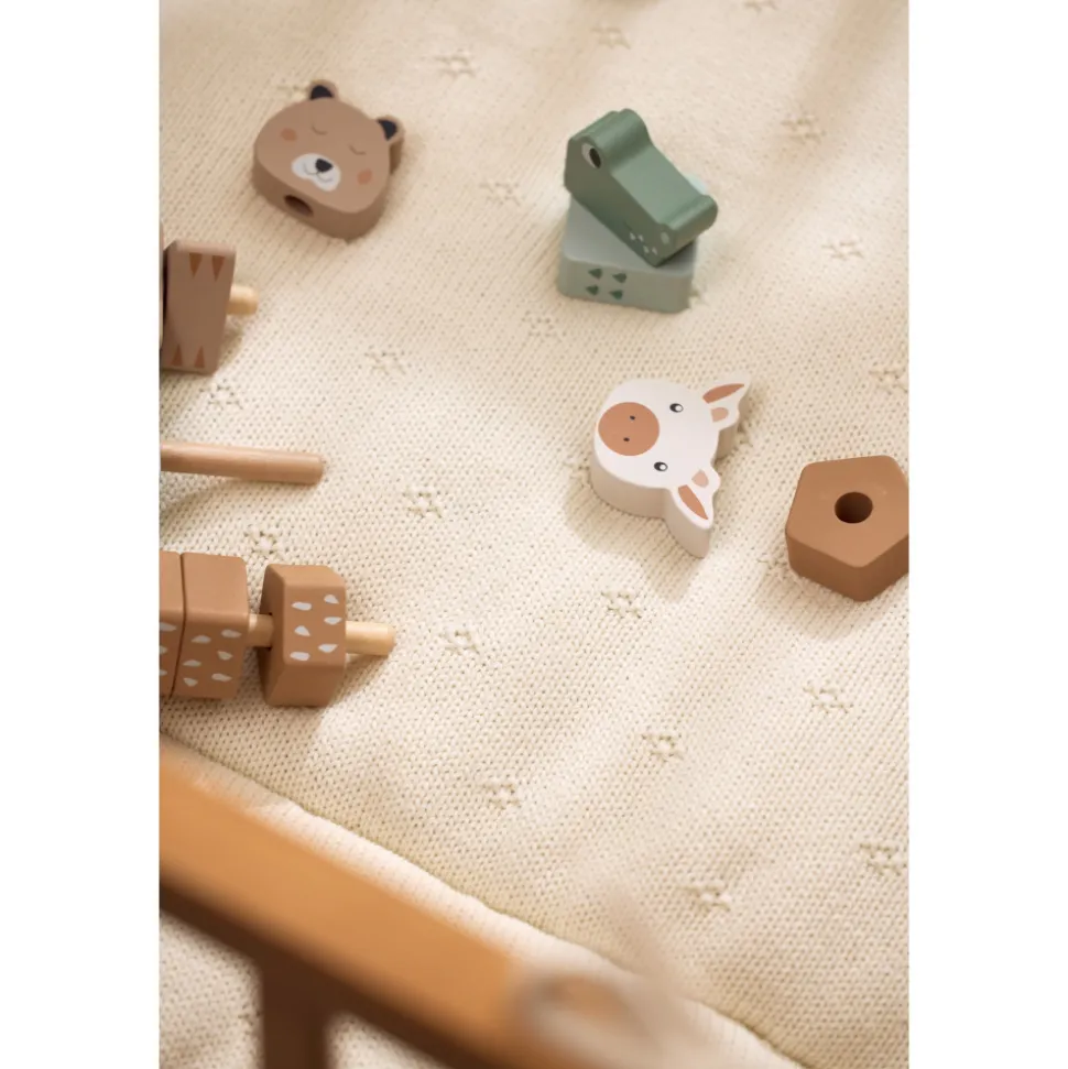 Tapis de parc 75x95 cm cosy knit ivoire