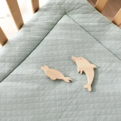 Tapis de parc 100x100 cm quilted jersey lunar
