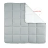 Tapis de parc 100x100 cm tetra jersey gris