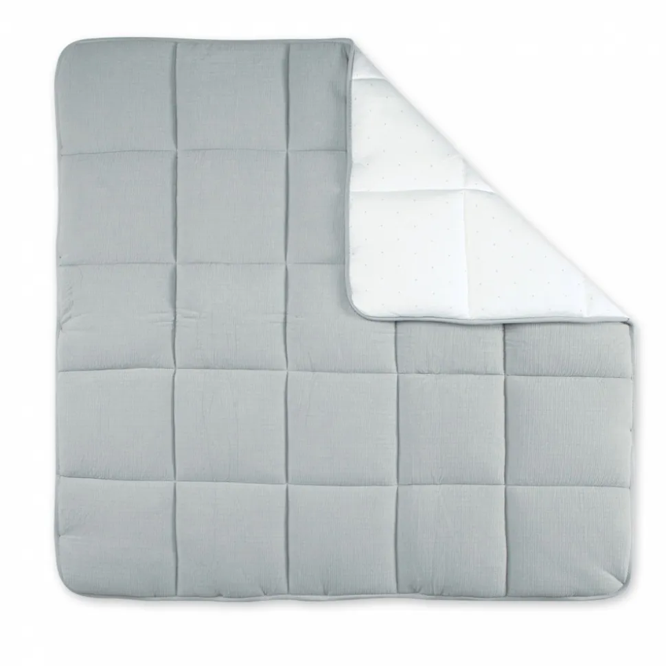 Tapis de parc 100x100 cm tetra jersey gris