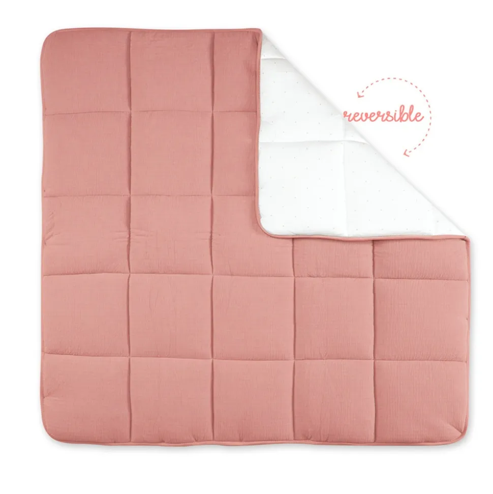 Tapis de parc 100x100 cm tetra jersey terracotta