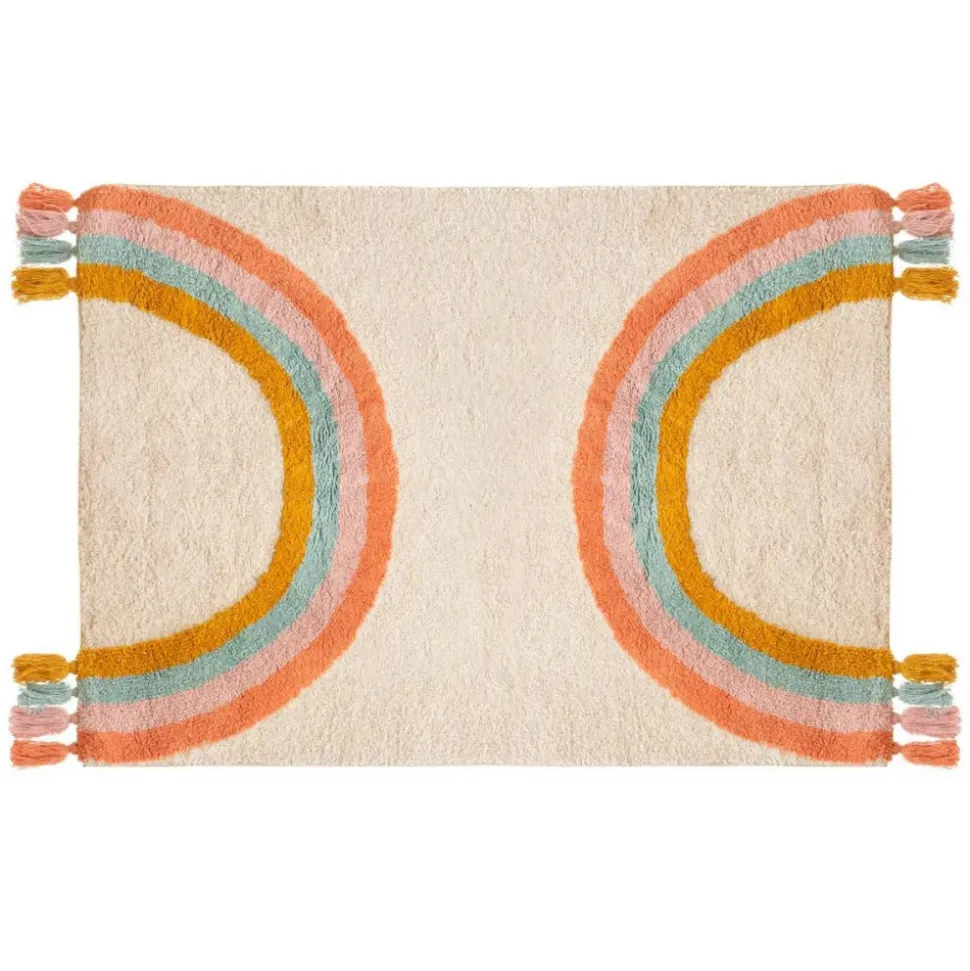 Tapis enfant 100x150 cm arc-en-ciel