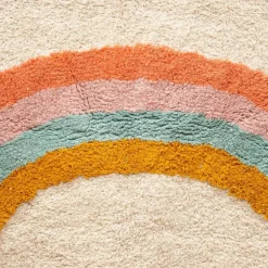 Tapis enfant 100x150 cm arc-en-ciel