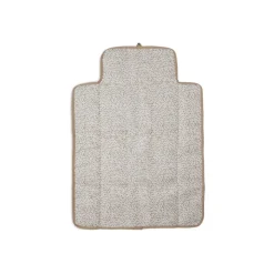 Tapis à langer nomade bouclette biscuit