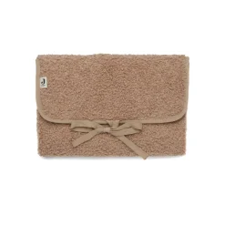 Tapis à langer nomade bouclette biscuit