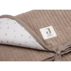 Tapis à langer nomade cloudy rib milky coffee