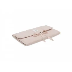 Tapis à langer nomade gaze de coton wild rose