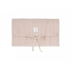 Tapis à langer nomade gaze de coton wild rose