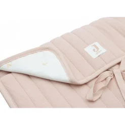 Tapis à langer nomade gaze de coton wild rose