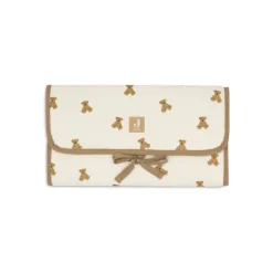 Tapis à langer nomade little waffle mini teddy bear