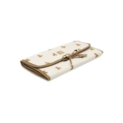 Tapis à langer nomade little waffle mini teddy bear