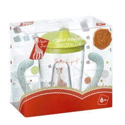 Tasse anti-fuite mascotte sophie la girafe