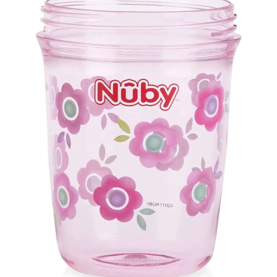 Tasse d'apprentissage 360° avec anses 240ml rose