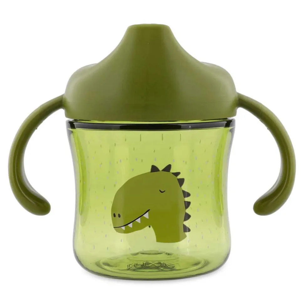 Tasse d'apprentissage avec poignées en silicone - mr. dino