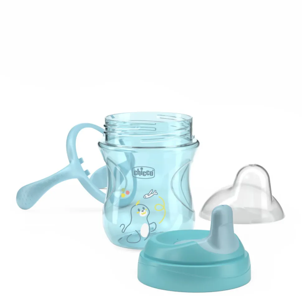 Tasse d'apprentissage bleu