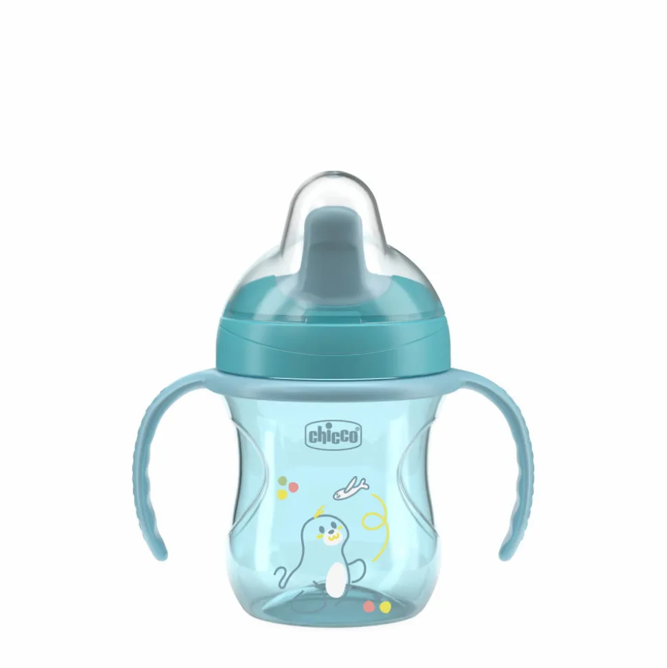 Tasse d'apprentissage bleu