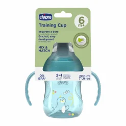 Tasse d'apprentissage bleu