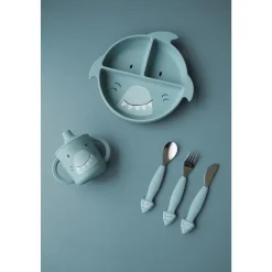 Tasse d'apprentissage en silicone - mr. shark