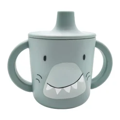 Tasse d'apprentissage en silicone - mr. shark
