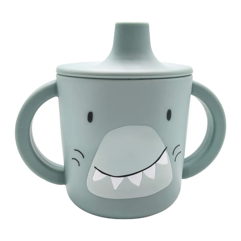Tasse d'apprentissage en silicone - mr. shark