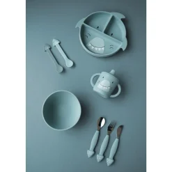 Tasse d'apprentissage en silicone - mr. shark