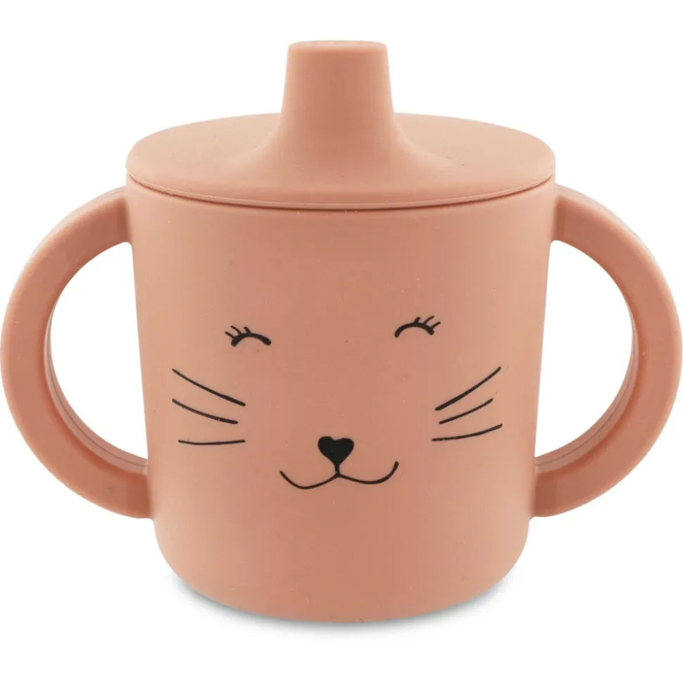 Tasse d'apprentissage en silicone mrs. cat