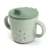 Tasse d'apprentissage happy dots vert