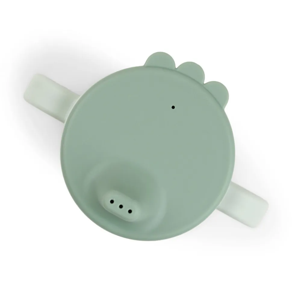 Tasse d'apprentissage happy dots vert