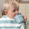Tasse d'apprentissage happy dots bleu