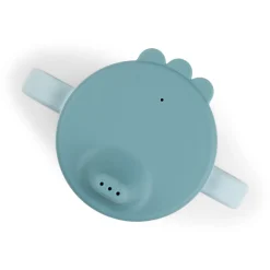 Tasse d'apprentissage happy dots bleu