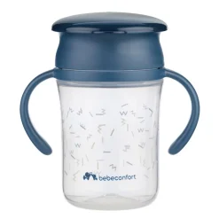 Tasse d'apprentissage 360° - 240 ml memphis - bubbly blue