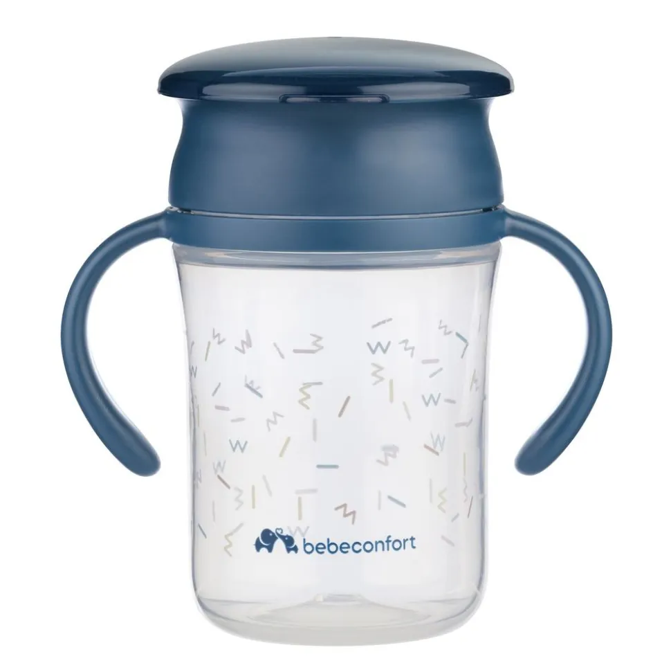 Tasse d'apprentissage 360° - 240 ml memphis - bubbly blue
