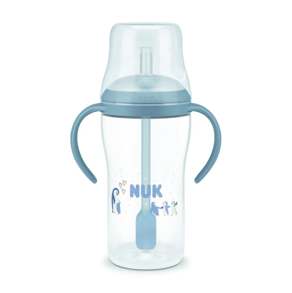Tasse d'apprentissage paille pm 260ml - 8m+ bleu