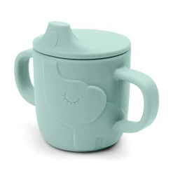 Tasse d'apprentissage peekaboo elphee bleu