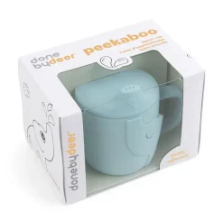 Tasse d'apprentissage peekaboo elphee bleu