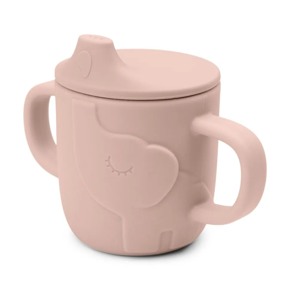 Tasse d'apprentissage peekaboo elphee rose