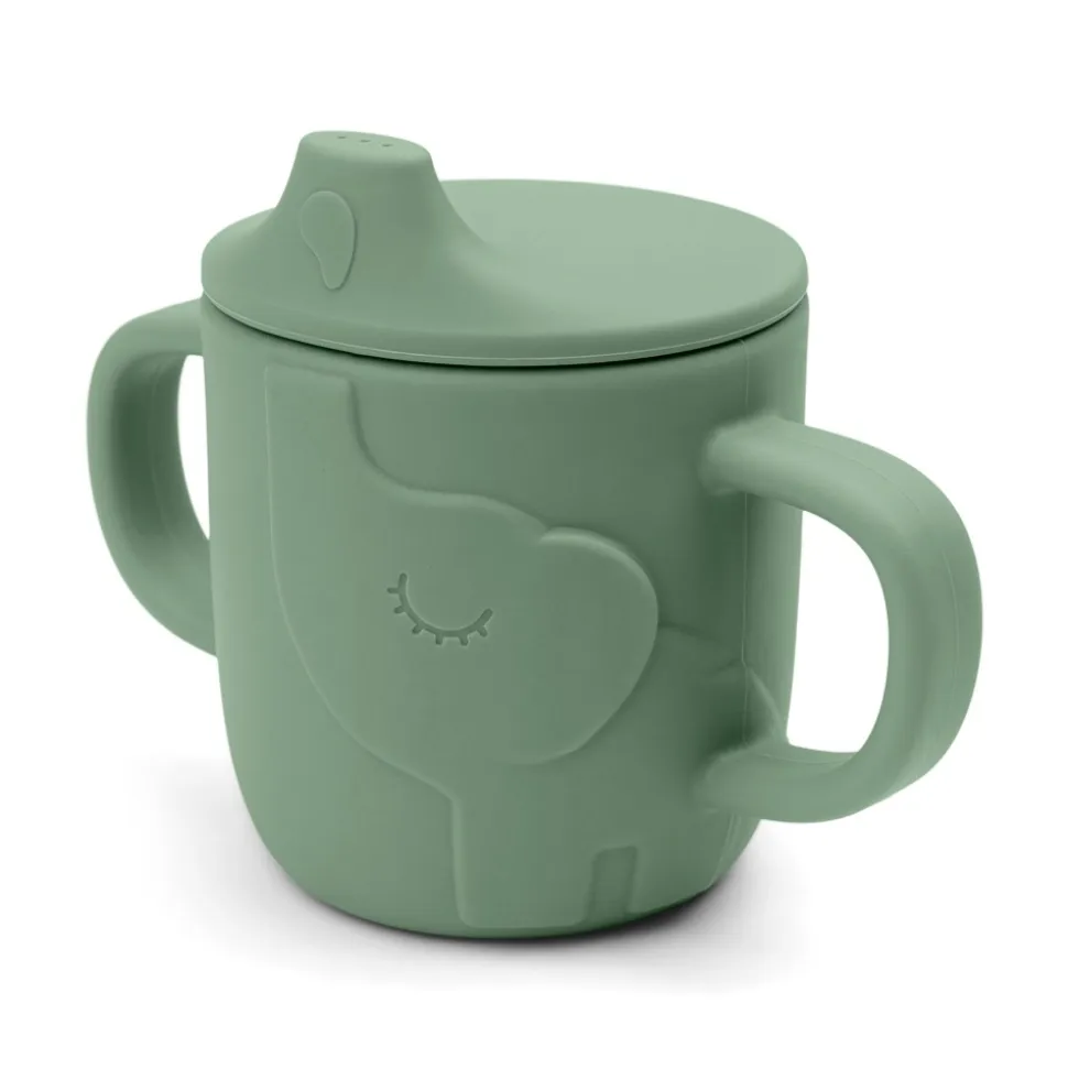 Tasse d'apprentissage peekaboo elphee vert