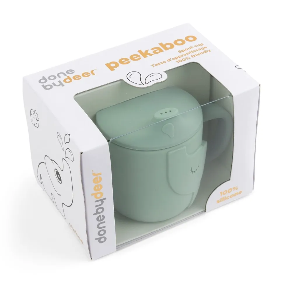 Tasse d'apprentissage peekaboo elphee vert