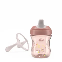 Tasse d'apprentissage rose
