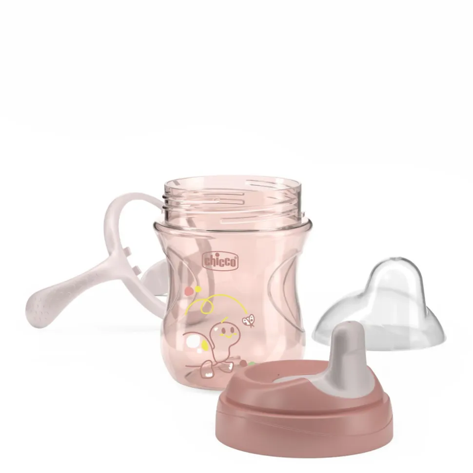 Tasse d'apprentissage rose