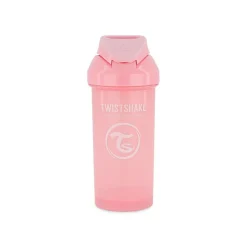 Tasse à paille 360ml rose pastel - 6m+