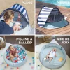 Tente de jeux anti-uv 3-en-1 aquani marinière