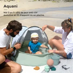 Tente de jeux anti-uv 3-en-1 provence aquani