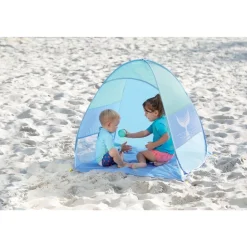 Tente de plage bébé bleue