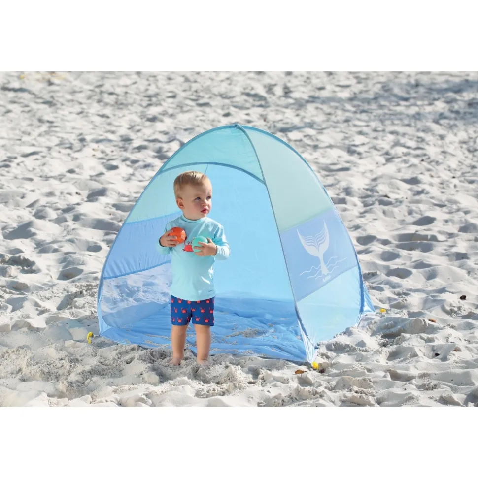 Tente de plage bébé bleue